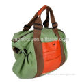 eco-friendly women canvas leather bag